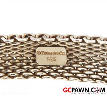 TIFFANY & CO SOMERSET MESH STERLING SILVER BRACELET
