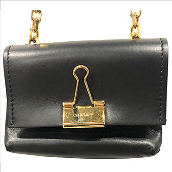 OFF WHITE VIRGIL ABLOH BINDER CLIP SMALL PURSE