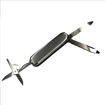 TIFFANY & CO STERLING SILVER SWISS ARMY STYLE MULTI-TOOL KNIFE
