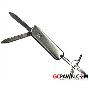 TIFFANY & CO STERLING SILVER SWISS ARMY STYLE MULTI-TOOL KNIFE