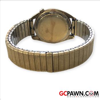 BULOVA ACCUTRON AUTOMATIC WRIST WATCH IN 14KT YELLOW GOLD CASE *AS-IS, READ DESCRIPTION*