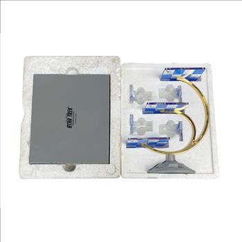 FRANKLIN MINT 50TH ANNIVERSARY STAR TREK TRIDIMENSIONAL CHESS SET *READ DESCRIPTION*