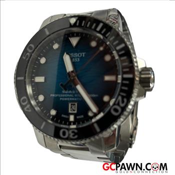 TISSOT T120607A SEASTAR 46MM AUTOMATIC WRIST WATCH