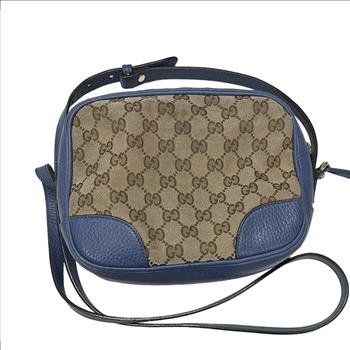 GUCCI GG SUPREME MONOGRAM MINI BREE CROSSBODY BAG