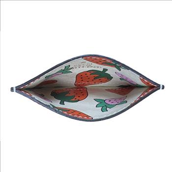 GUCCI STRAWBERRY LEATHER CARD HOLDER