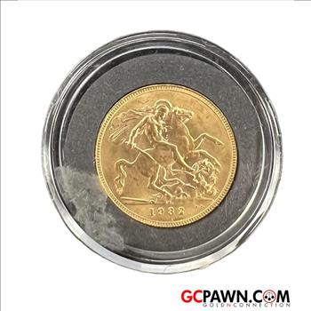 1932 KING GEORGE V GOLD SOVREIGN COIN