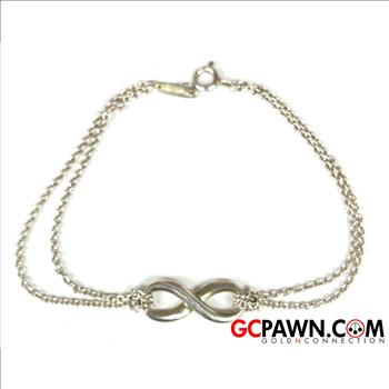 TIFFANY & CO INFINITY KNOT STERLING SILVER BRACELET