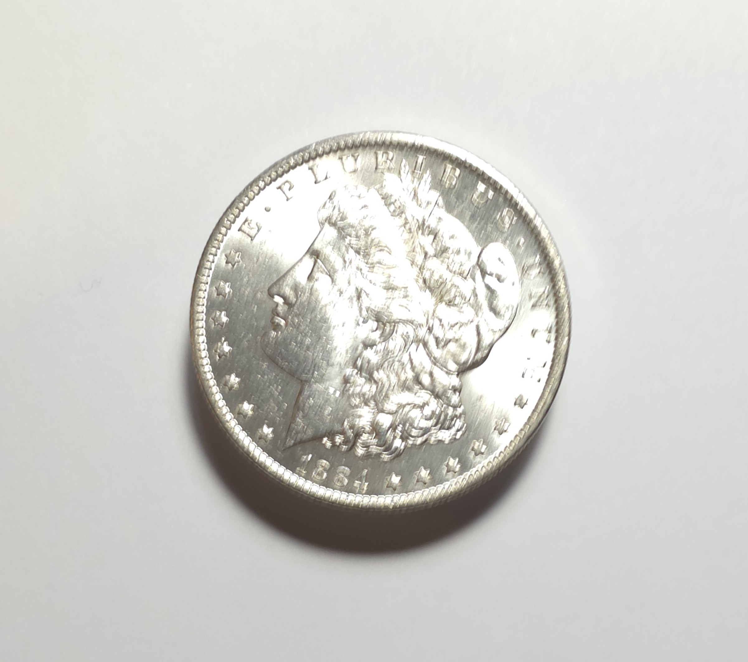 1884-O Morgan Silver Dollar Choice Brilliant Uncirculated - HB1