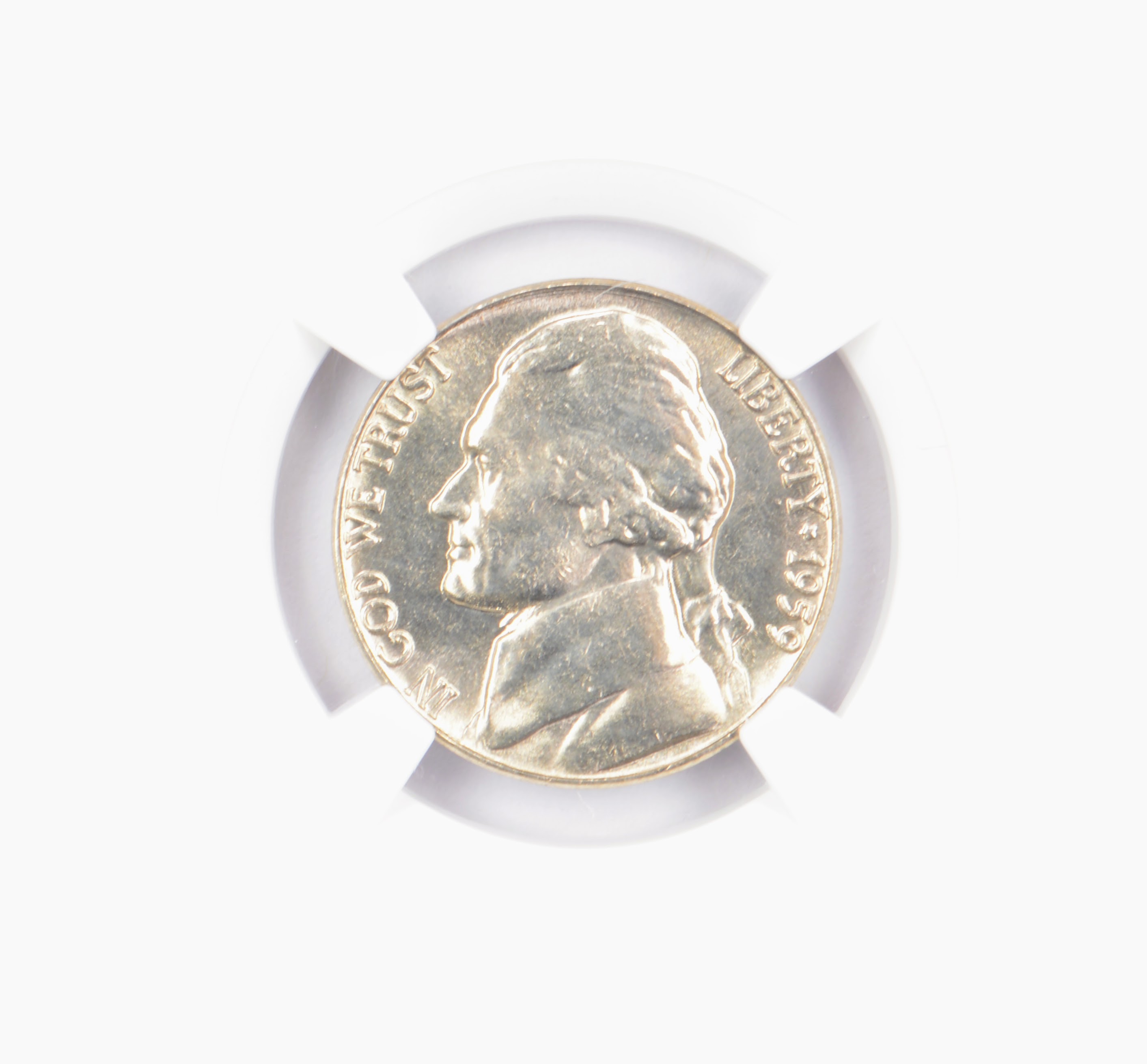 1959 Jefferson Nickel 5c NGC MS66 5FS FULL STEPS!! NGC Price Guide