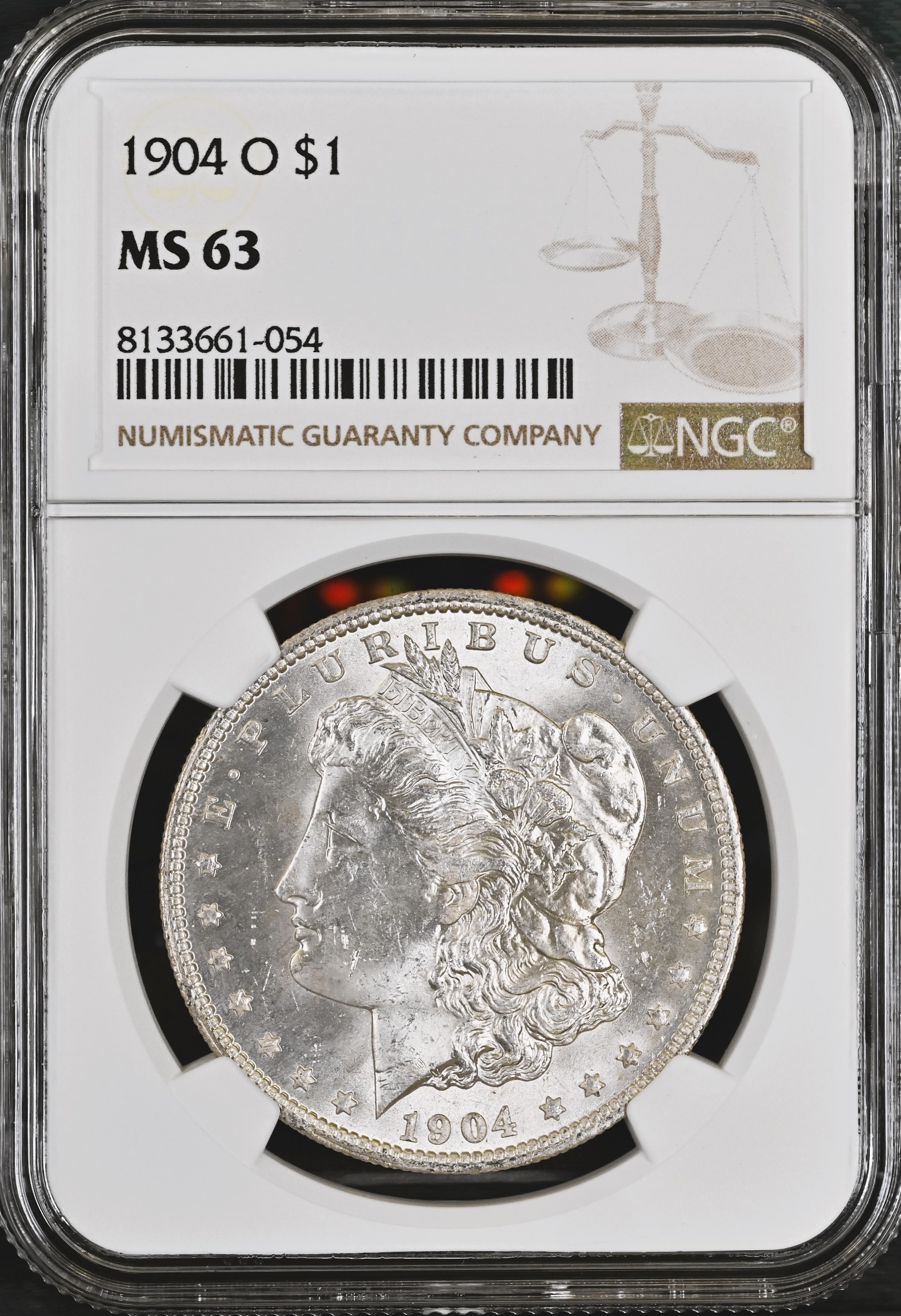 1904O Dollar 1 NGC MS63 NGC Price Guide 110.00 Freshly
