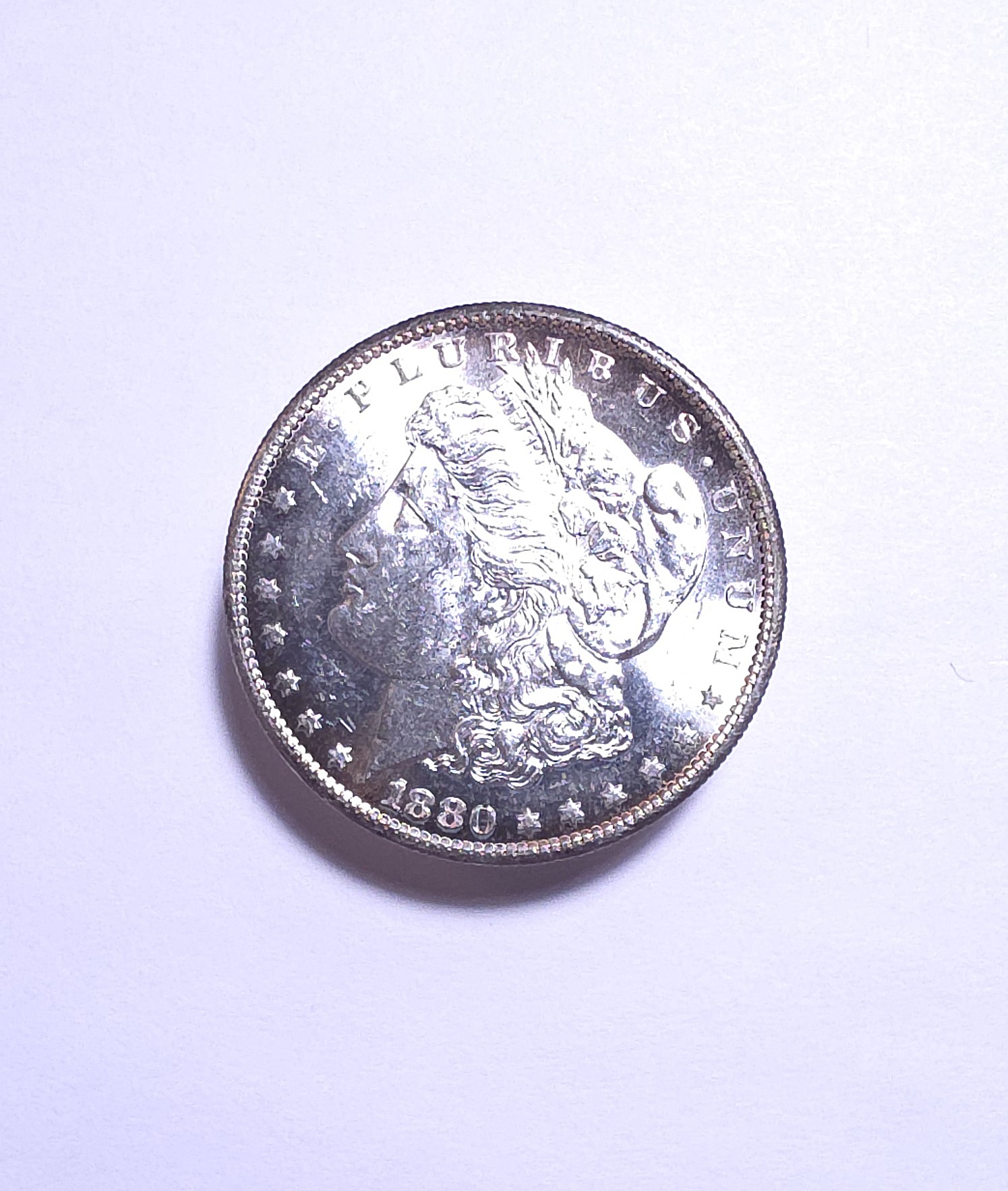 1880-S Morgan Silver Dollar - Choice Brilliant Uncirculated - Major Cartwheel - Beautiful! - 991