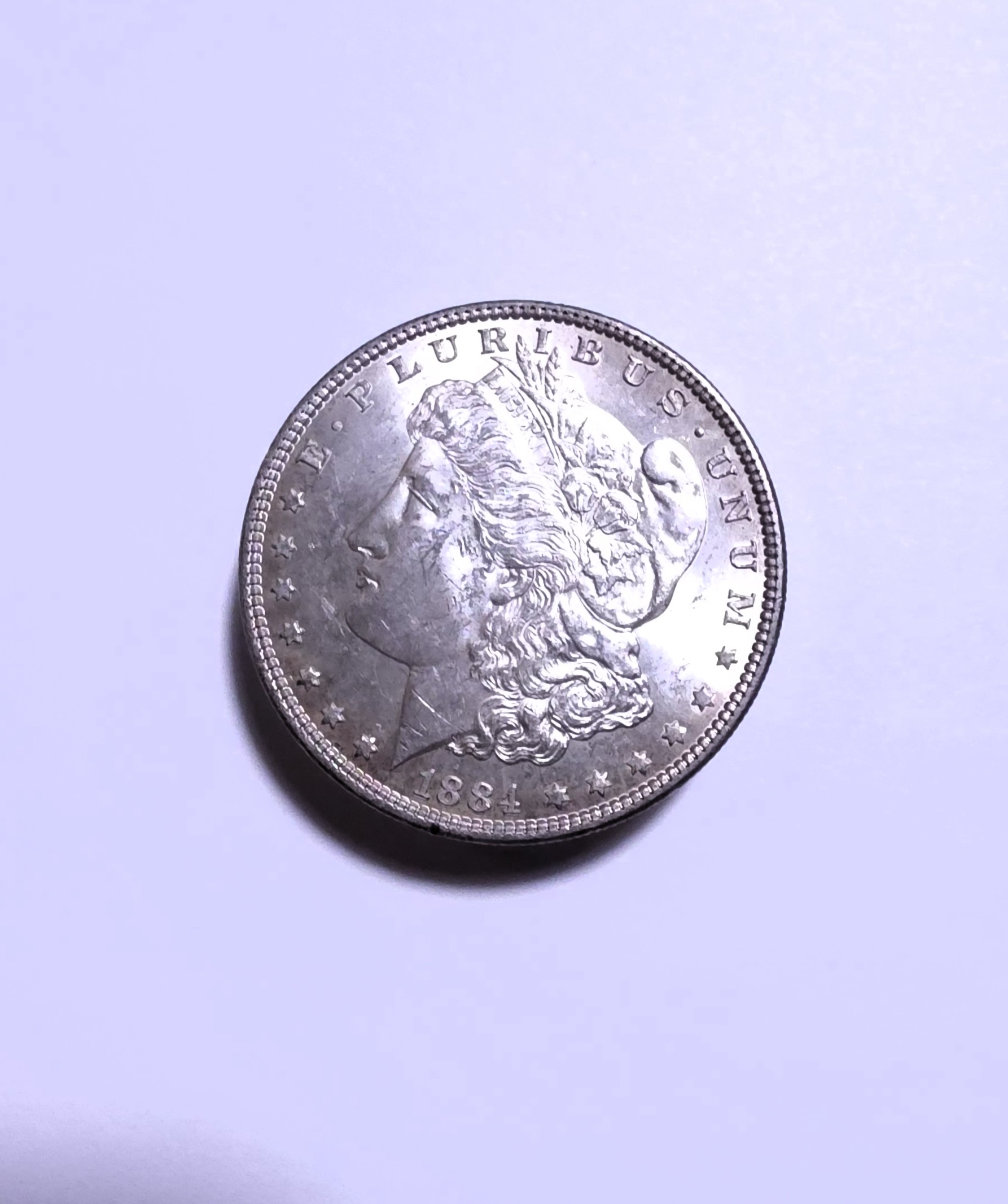 1884-P Morgan Silver Dollar - Select Brilliant Uncirculated - 442