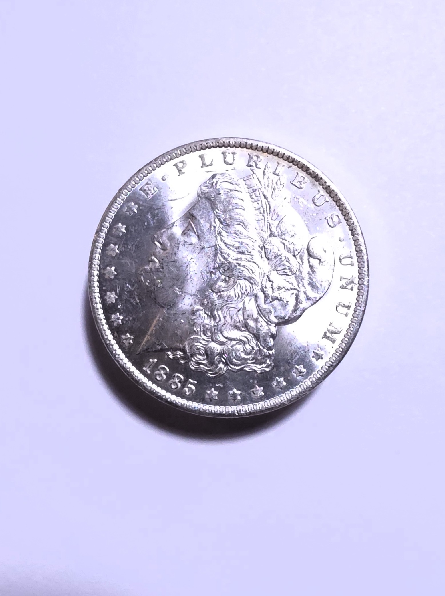 1885-O Morgan Silver Dollar - Brilliant Uncirculated - 443