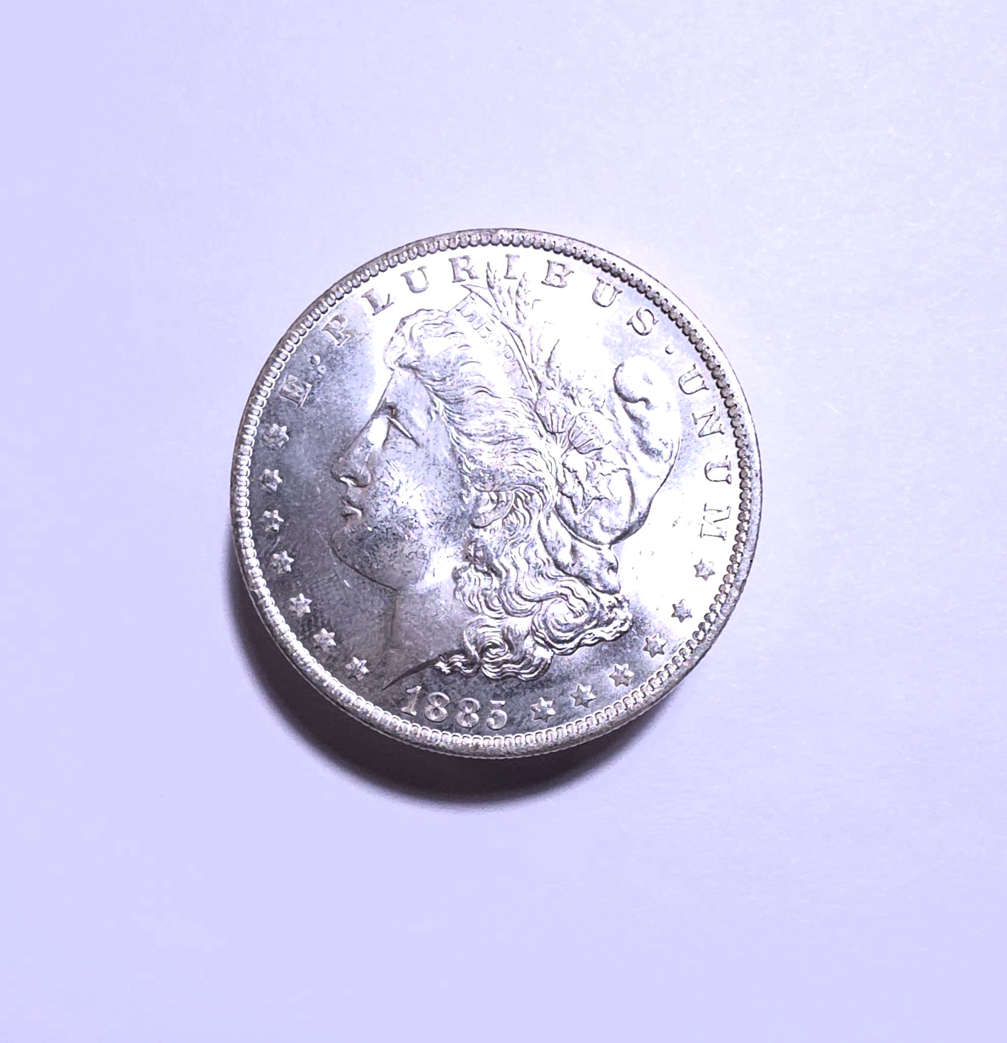 1885-O Morgan Silver Dollar - Select Brilliant Uncirculated - 442