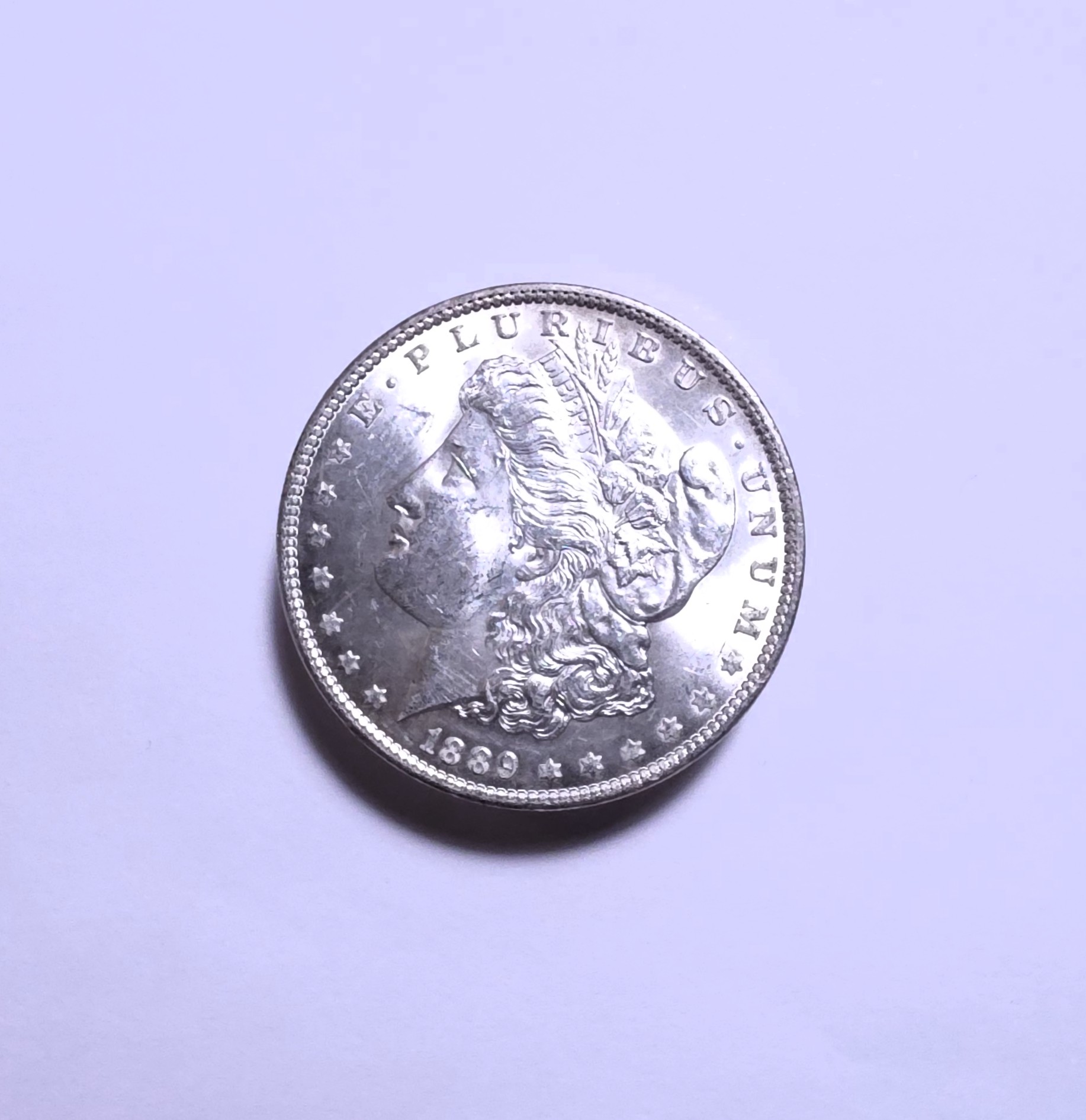 1889-P Morgan Silver Dollar - Select Brilliant Uncirculated - 442