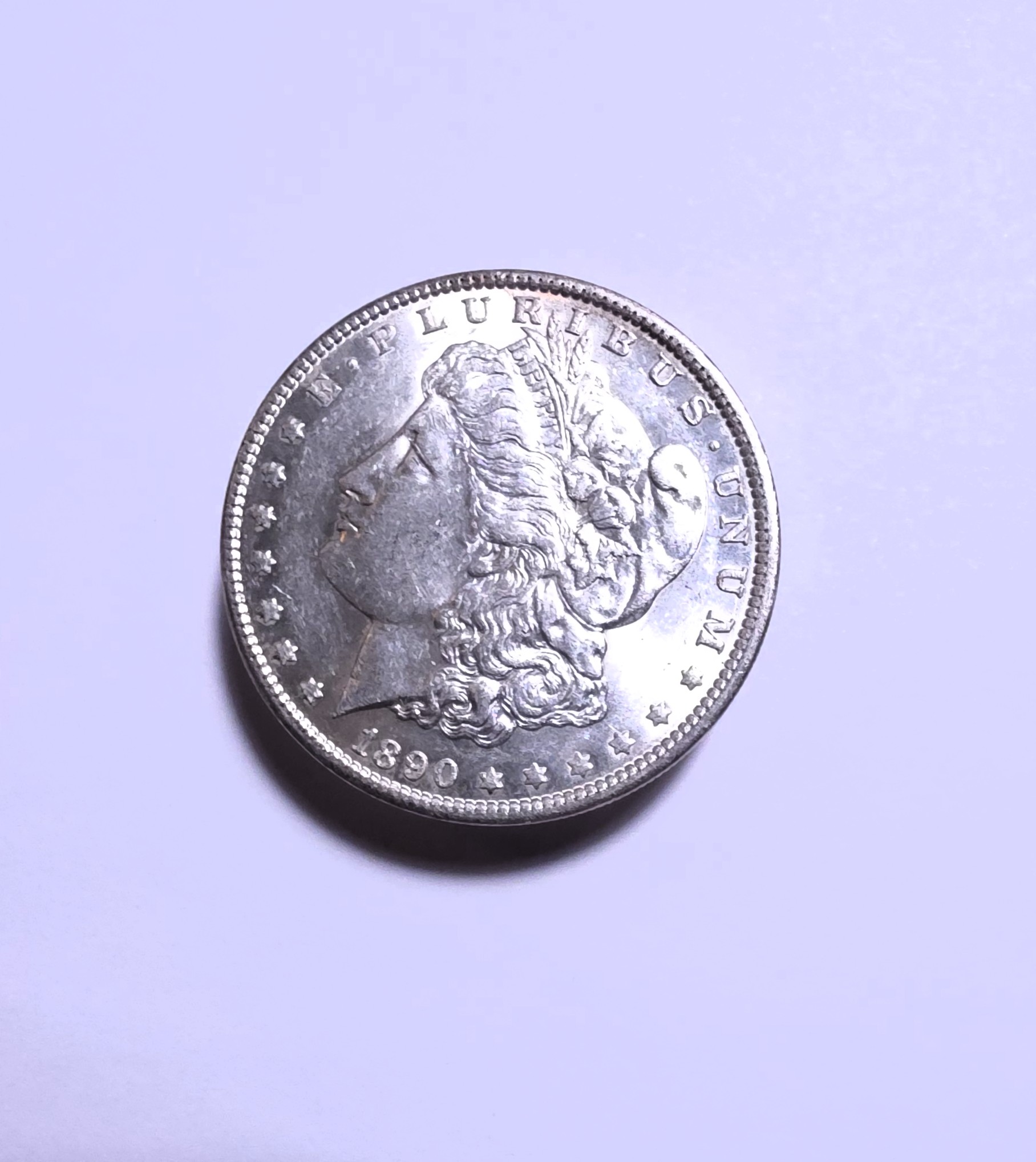 1890-P Morgan Silver Dollar - Brilliant Uncirculated - Better Date - 101