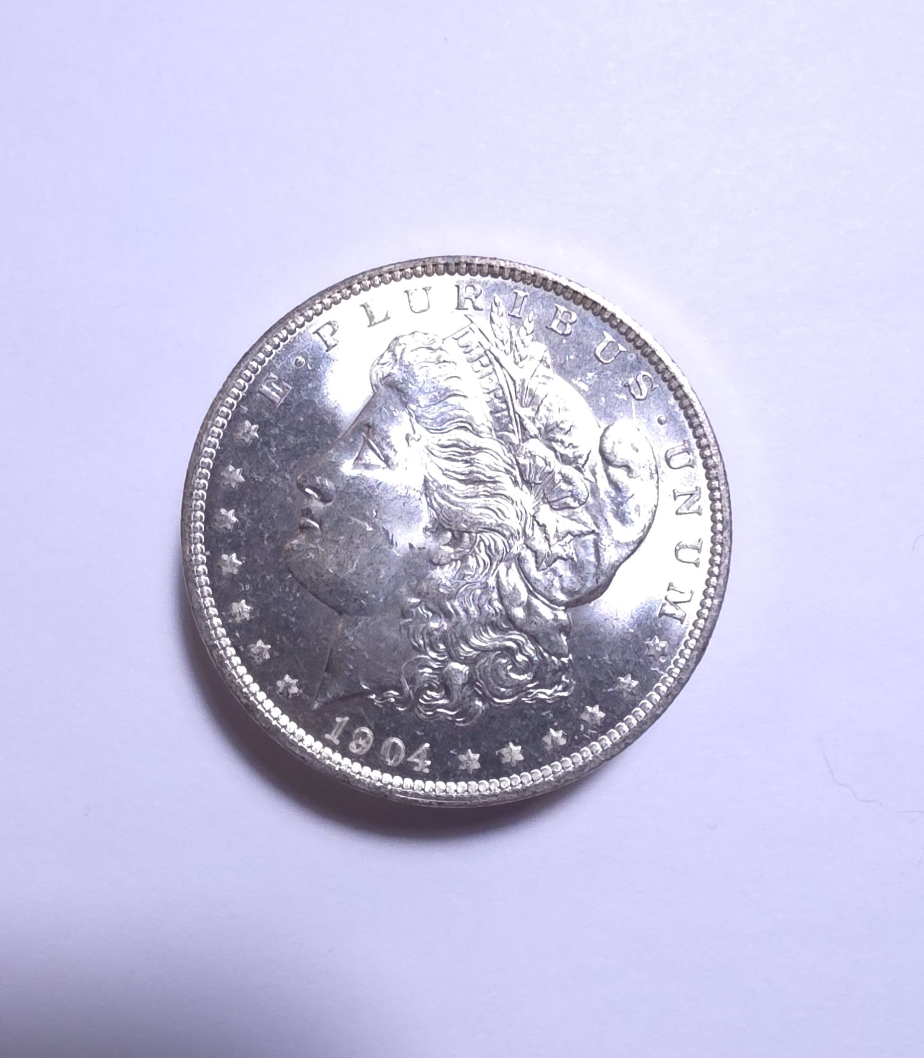 1904-O Morgan Silver Dollar - Choice Brilliant Uncirculated - 441