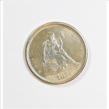 1875-S Twenty Cent Piece 20c -- 20-Cent Piece -- Tough Find!