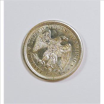 1875-S Twenty Cent Piece 20c -- 20-Cent Piece -- Tough Find!