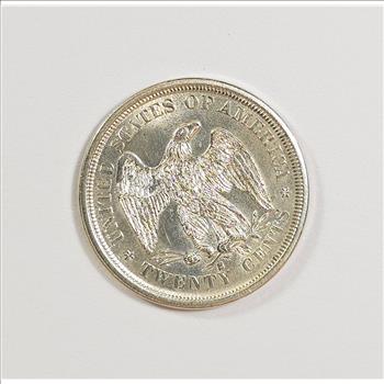 1875-S Twenty Cent Piece 20c -- 20-Cent Piece -- Tough Find!