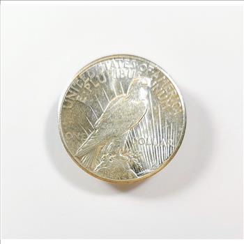 1926 Peace Dollar $1 - Select Brilliant Uncirculated - Pretty Coin! Greysheet (Wholesale Price) in MS63 is $125.00.  Reserve is 32% lower than that price!
