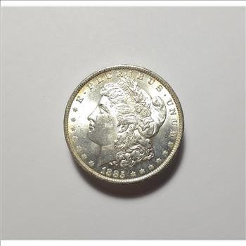 1885-O Morgan Silver Dollar Choice Brilliant Uncirculated - HB8