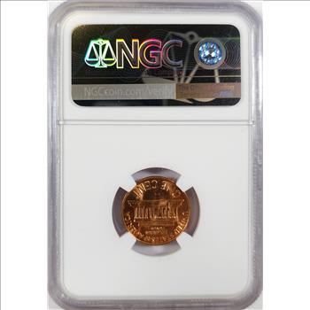 1964 Lincoln Memorial Cent 1c - NGC MS66 RD RED - NGC PRICE GUIDE $30.00