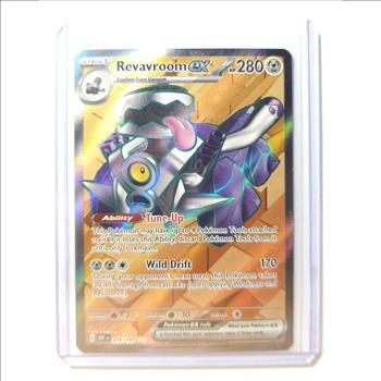 2023 Pokemon REVAVROOM EX #216 Obsidian Flames DOUBLE RARE FULL ART