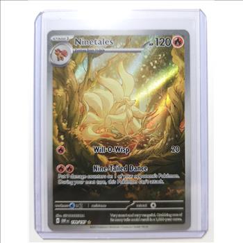 2023 Pokemon NINETALES #199 Obsidian Flames  FULL ILLUSTRATION ART RARE