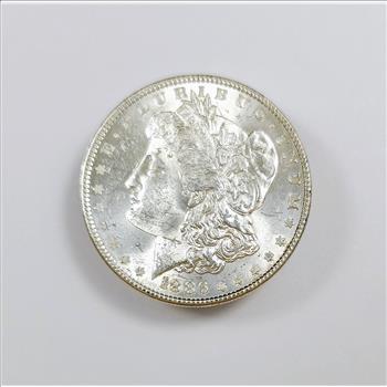 1886-P Morgan Silver Dollar $1 - Brilliant Uncirculated