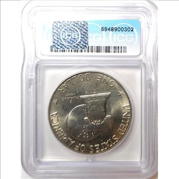 1976 Type 2 Ike Dollar $1 - ICG MS67 - PCGS Price Guide $2,600.00 - Reserve is 85% lower than that price!