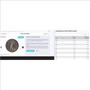 1794 Liberty Cap Half Cent 1/2c - ANACS VF20 Details - Greysheet (Wholesale Price) is $1,700.00 - Reserve is 53% lower than that price!