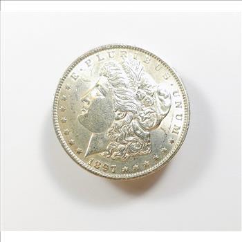 1897-P Morgan Silver Dollar $1 - Pretty Coin