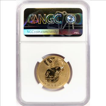 2015-W $1 Sacagawea Mohawk Ironworkers Dollar NGC SP70 Enhanced Finish - NGC Price Guide $110.00