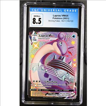 Pokemon LAPRAS VMAX & KORINNA'S FOCUS Bundle Graded Lot