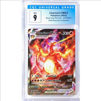 2022 Pokemon Black Stars Promos - Charizard VMAX #SWSH261 Ultra-Premium Collection - CGC Mint 9