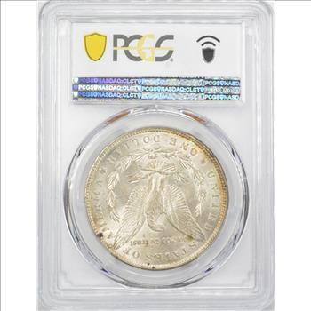 1886 Morgan Silver Dollar $1 - PCGS MS63 - Beautiful Coin!