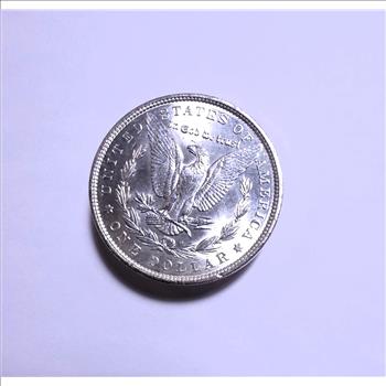 1890-P Morgan Silver Dollar - Select Brilliant Uncirculated - Die Break on Obverse - 102