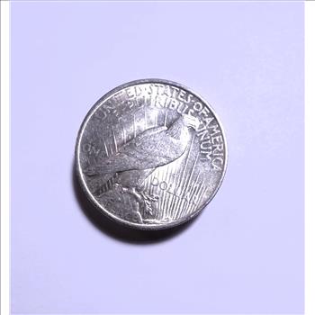 1923 Peace Silver Dollar - Brilliant Uncirculated - RARE VAM 1F Chin Bar - E1