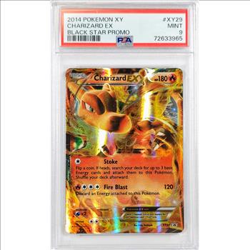 2014 Pokemon XY Charizard EX Black Star Promo #XY29 - PSA Mint 9