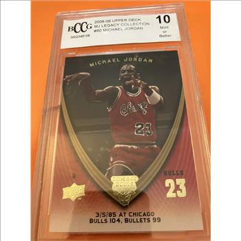 MICHAEL JORDAN 2008-09 Upper Deck MJ Legacy Collection #60 BCCG BECKETT GEM MINT 10