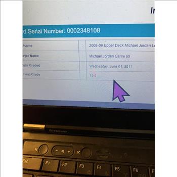 MICHAEL JORDAN 2008-09 Upper Deck MJ Legacy Collection #60 BCCG BECKETT GEM MINT 10