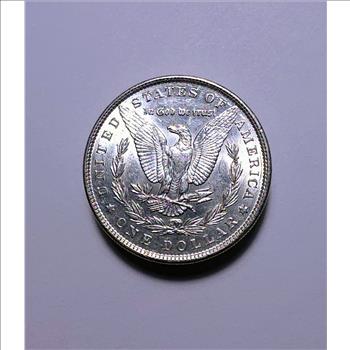 1884-P Morgan Silver Dollar - Brilliant Uncirculated - DIE BREAKS ON OBVERSE & REVERSE - HAA88