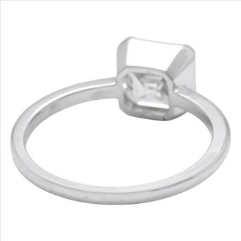 IGI Certified 2.01Ct Lab Grown Diamond Ring in 14K Solid White Gold