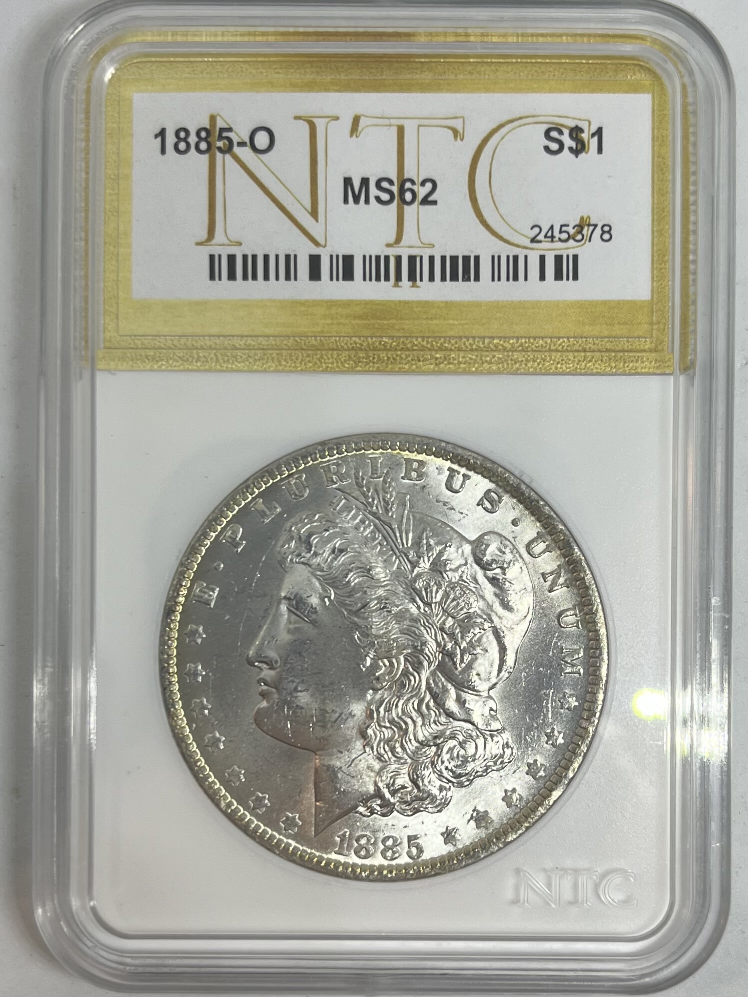 1885-O Morgan Silver Dollar MS62 | Property Room