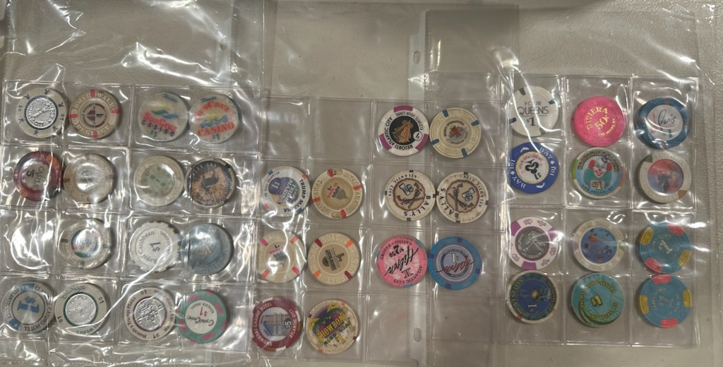 39 pc Casino/Gambling Token Lot