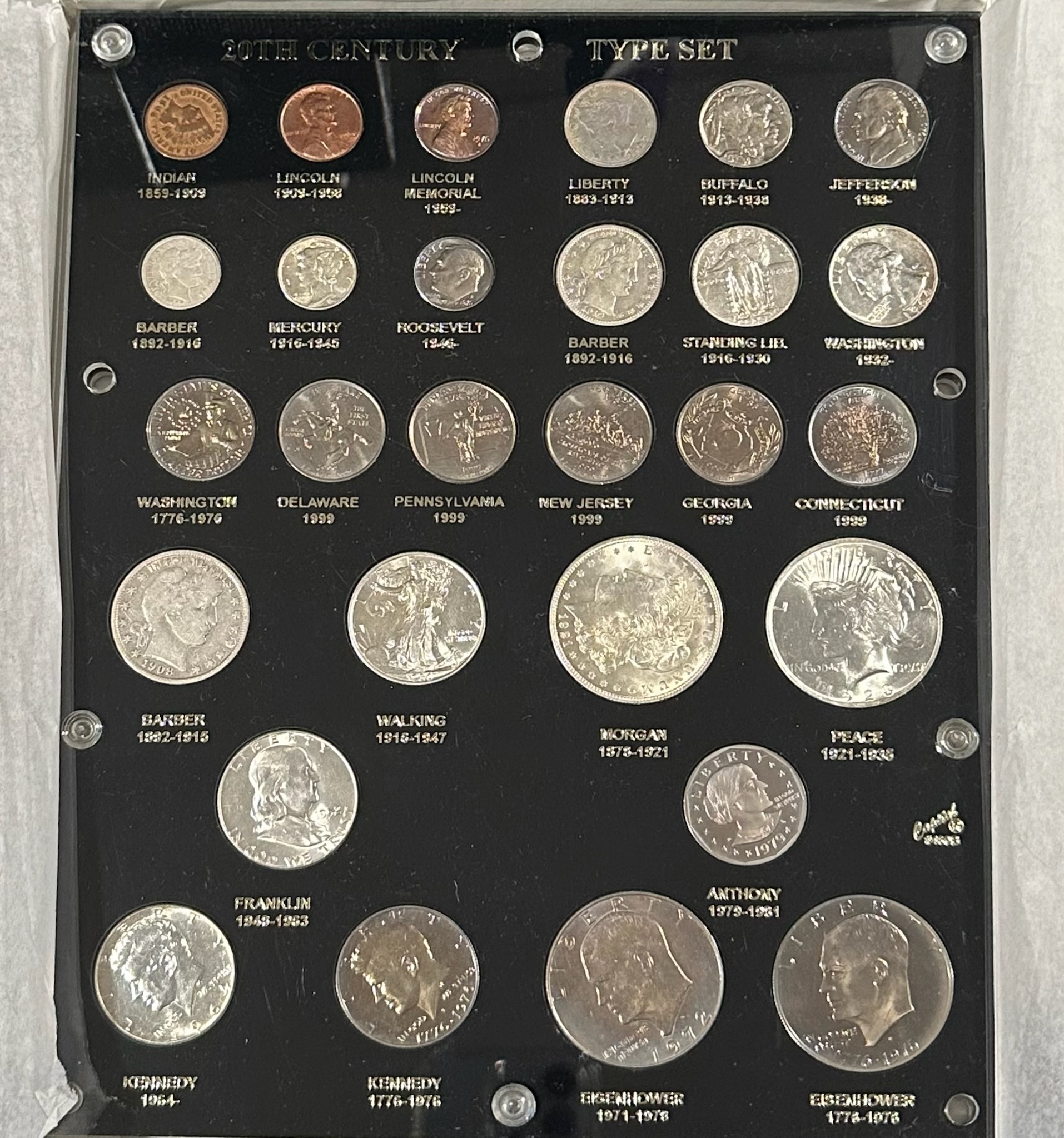 20th Century Type Set Coins