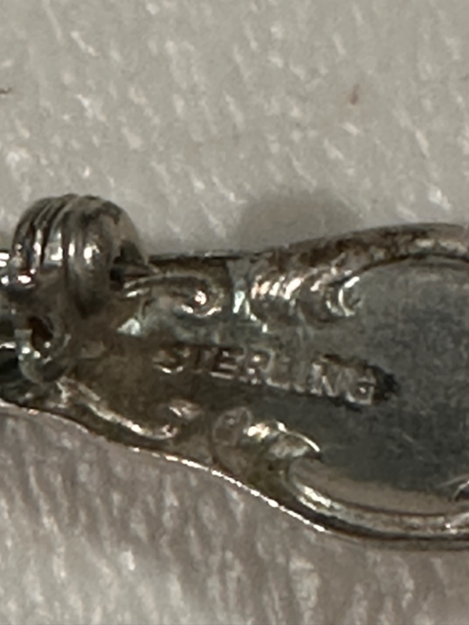 Sterling Silver Spoon Brooch
