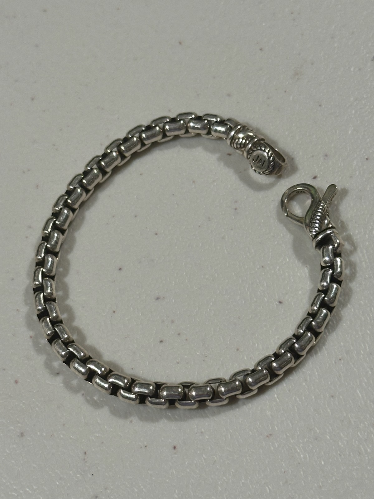 John Hardy JAI Sterling Silver Bracelet 7"