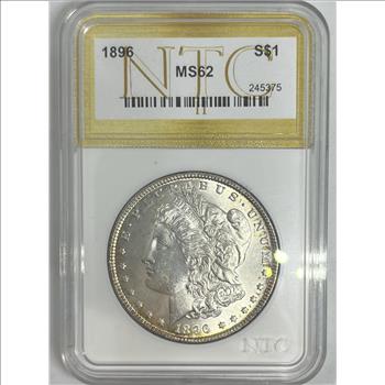 1896 Morgan Silver Dollar MS62